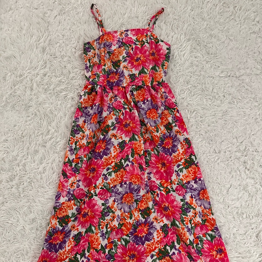 SHEIN Women’s Multicolor Floral Maxi Dress
